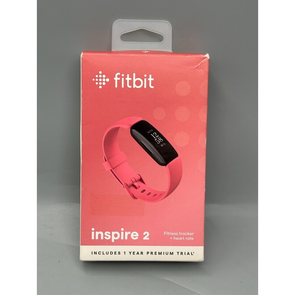 Fitbit Inspire 2 Fitness & Health Tracker (Black Desert Rose) - Sealed